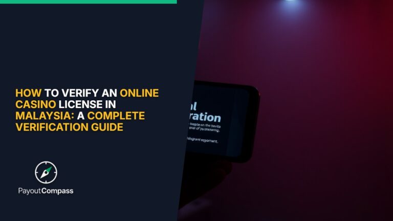 How to verify online casino license credentials for Malaysian players using official databases