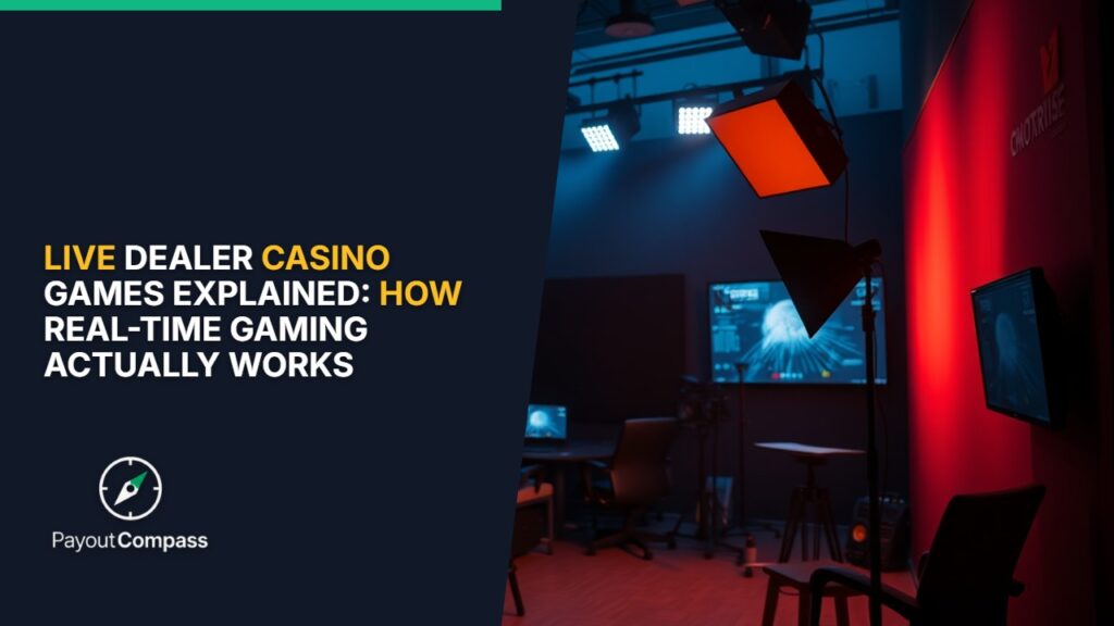 Live dealer casino games explained with professional studio setup and streaming technology for Malaysian players