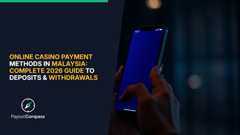 Online casino payment methods Malaysia guide showing mobile banking and eWallet options for players