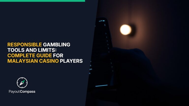 Responsible gambling tools and account settings on smartphone for Malaysian casino players