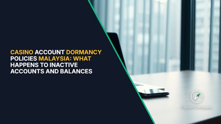 Casino account dormancy policies Malaysia guide showing inactive account management and balance protection strategies