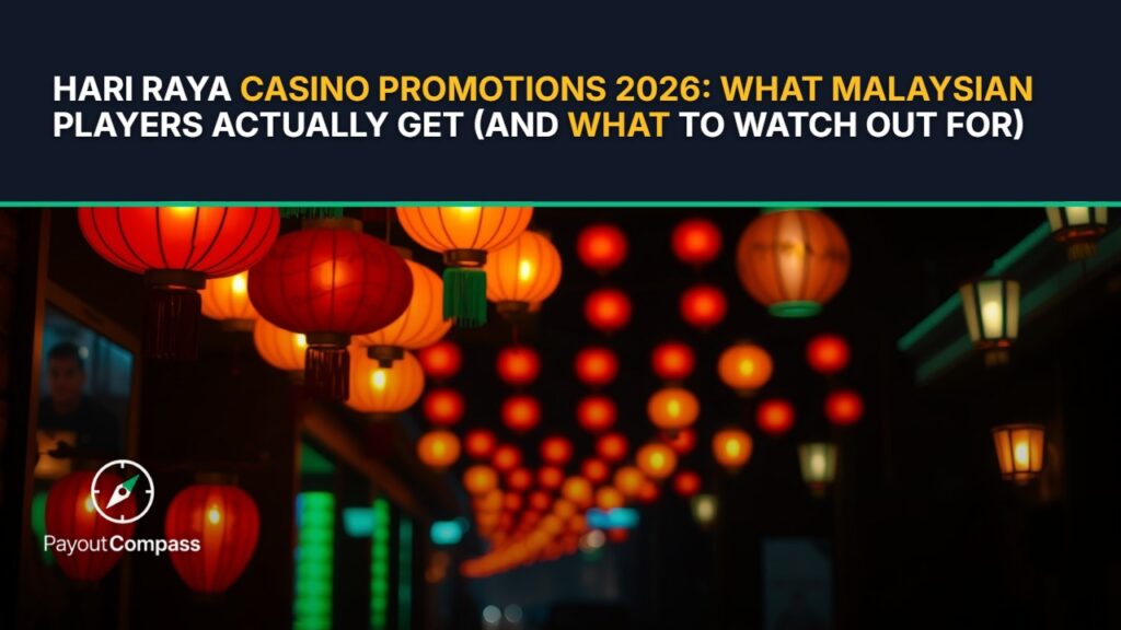 Hari Raya casino promotions 2026 guide showing festive bonus offers and terms for Malaysian players