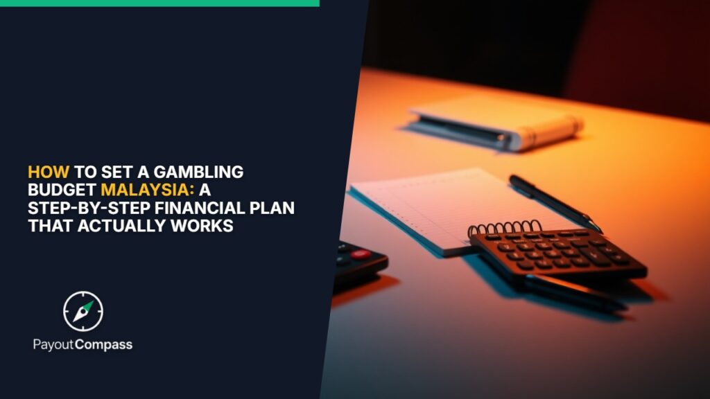 Gambling budget Malaysia planning tools with calculator and financial notes for bankroll management