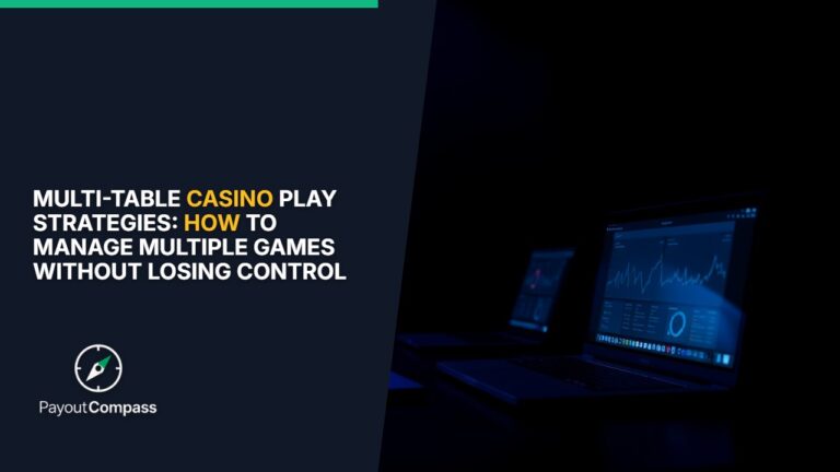 Multi-table casino play strategies for managing multiple games simultaneously online