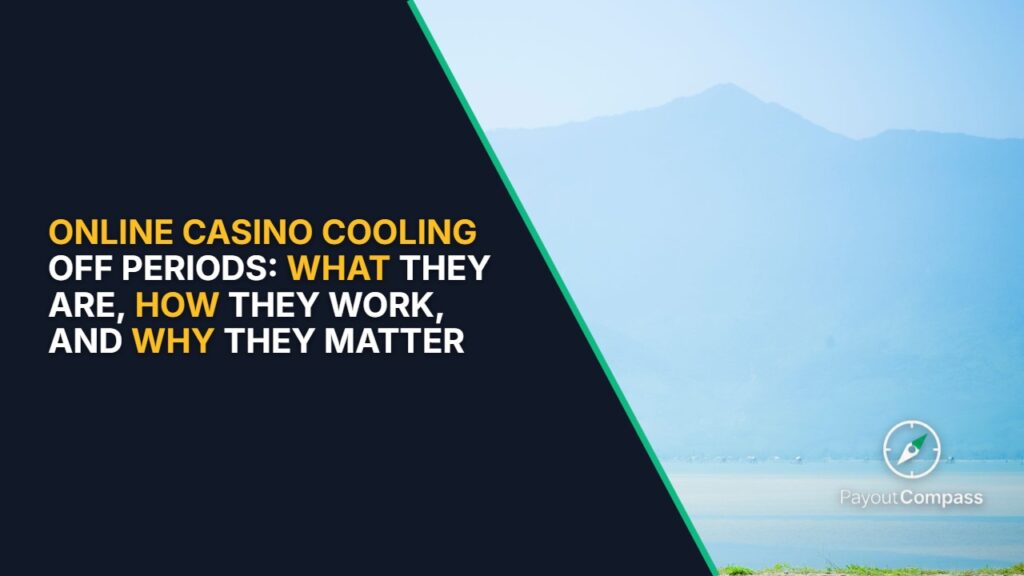 Person taking a peaceful break outdoors representing cooling off periods at online casinos