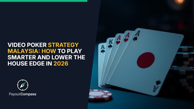 Video poker strategy Malaysia guide showing optimal play decisions and pay tables for Malaysian players