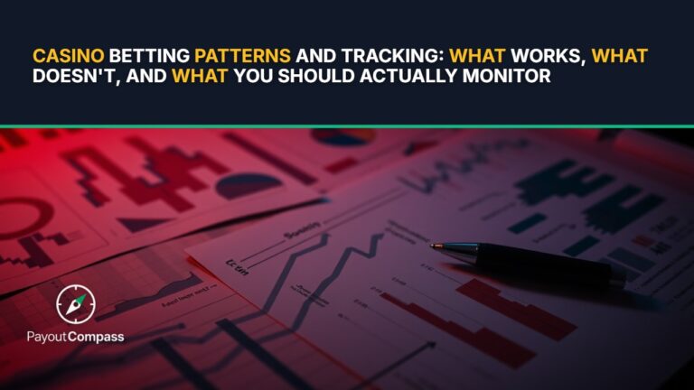 Casino betting patterns tracking sheets and data analysis charts for Malaysian players