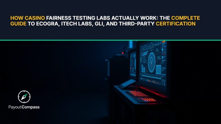 Casino fairness testing labs verify game randomness and payout rates through independent audits