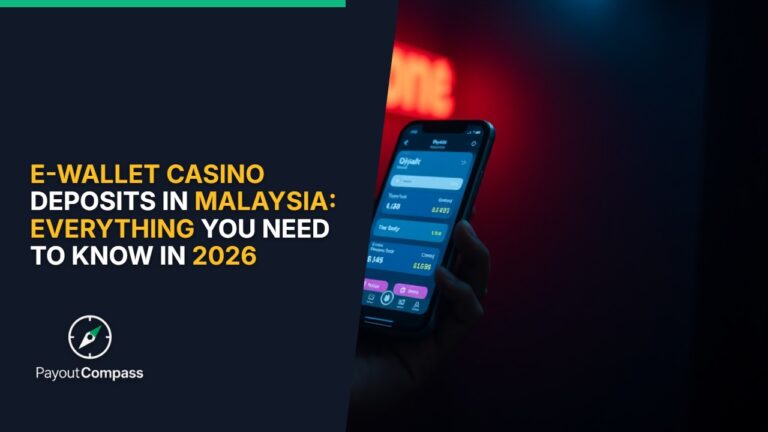 E-wallet casino deposits Malaysia smartphone payment processing digital transaction interface 2026