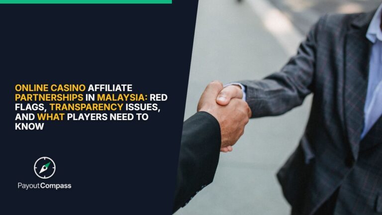 Casino affiliate warnings Malaysia showing transparent partnership disclosure and review credibility