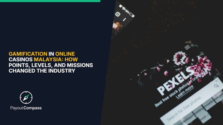 Gamification in online casinos Malaysia showing loyalty points and level progression on mobile interface