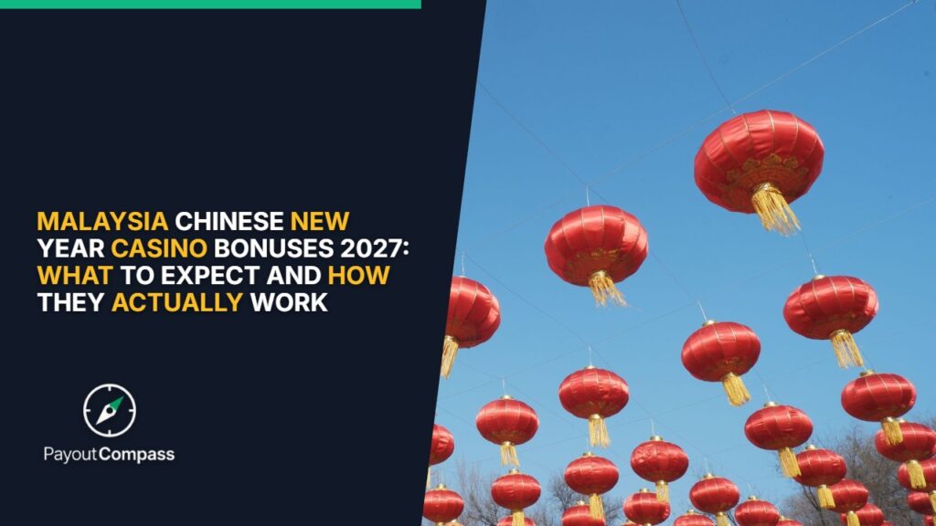 Red lanterns representing Chinese New Year casino bonuses in Malaysia 2027